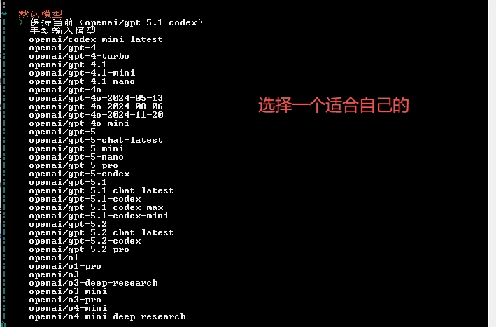 选择分组支持的文本模型